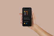Hand Mockups iPhone 11, S10, Pixel 4, an iPhone Mockup by Pierre Borodin (Thumbnail 5 of 8)