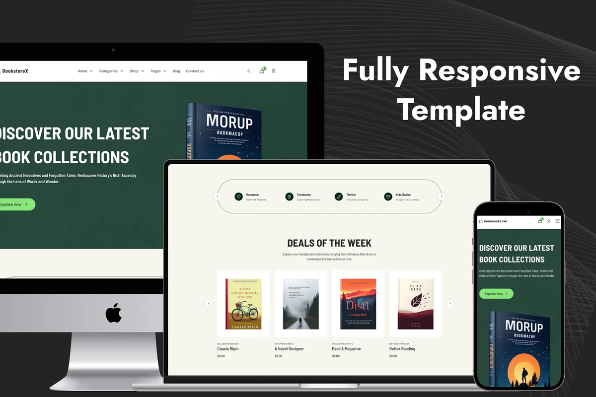 BookstoreX TNC - Book Store Template