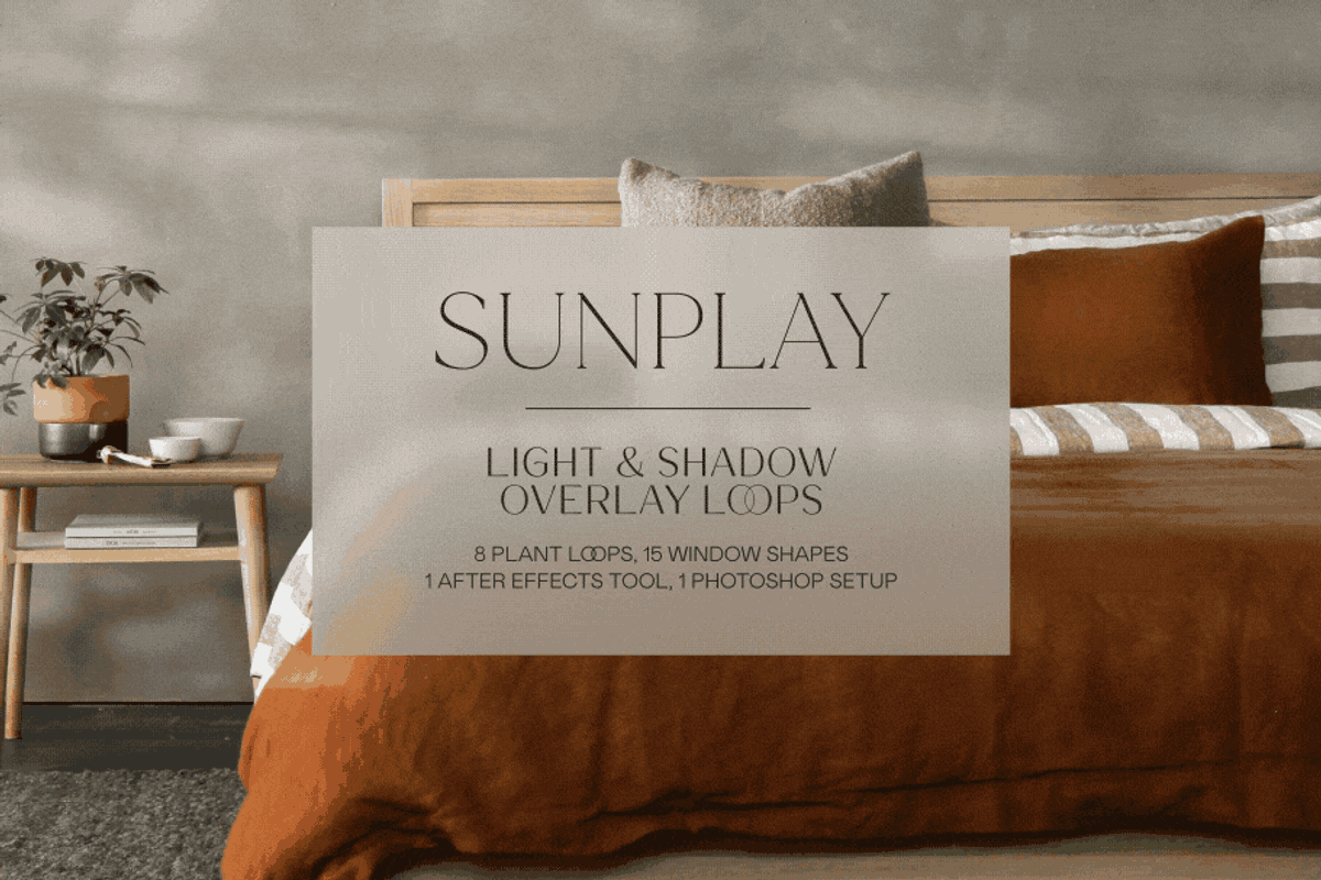 Sunplay light & shadow overlay loops, a Presentation Template by JHålands' Digital Goods (Photo 1 of 8)