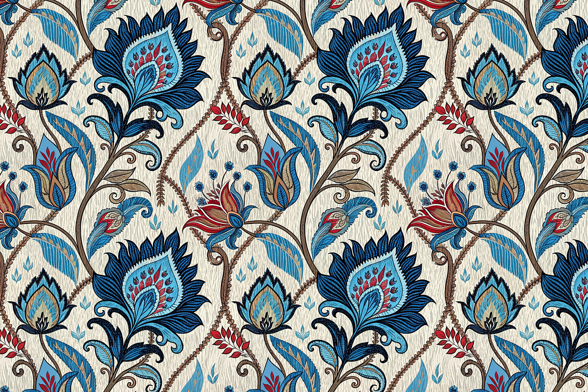 A set of seamless patterns in orient, a Pattern Graphic by Designs by Helen Trupak (Photo 3 of 4)
