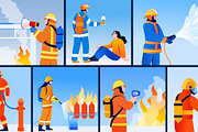 Animated Firefighter Illustration, a Work Illustration by Brickclay (Thumbnail 3 of 4)