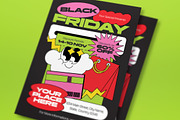 Black Green Black Friday Flyer Set, a Flyer Template by graphicook (Thumbnail 2 of 3)