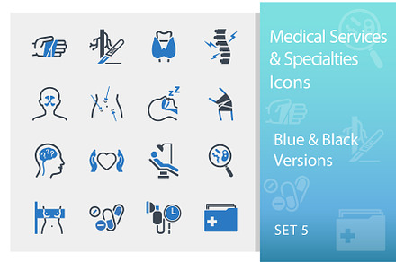 Medical Services & Specialties Icons