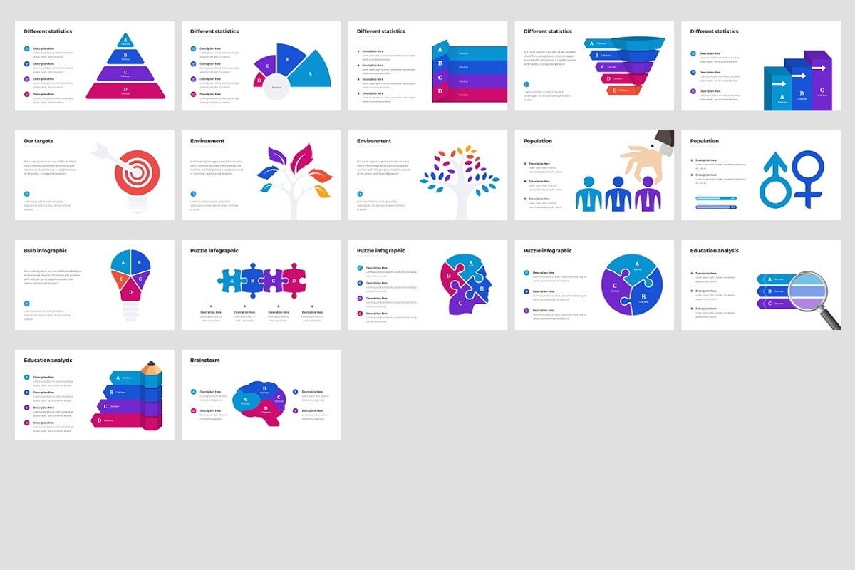 Infographics v.5, a Presentation Template by Presentation Templates (Photo 4 of 4)