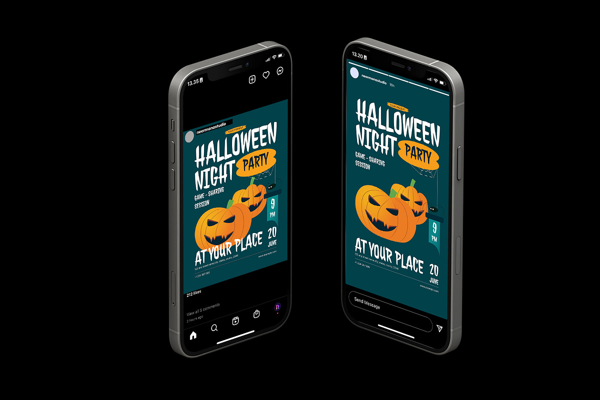 Halloween Night Party Flyer preview 4