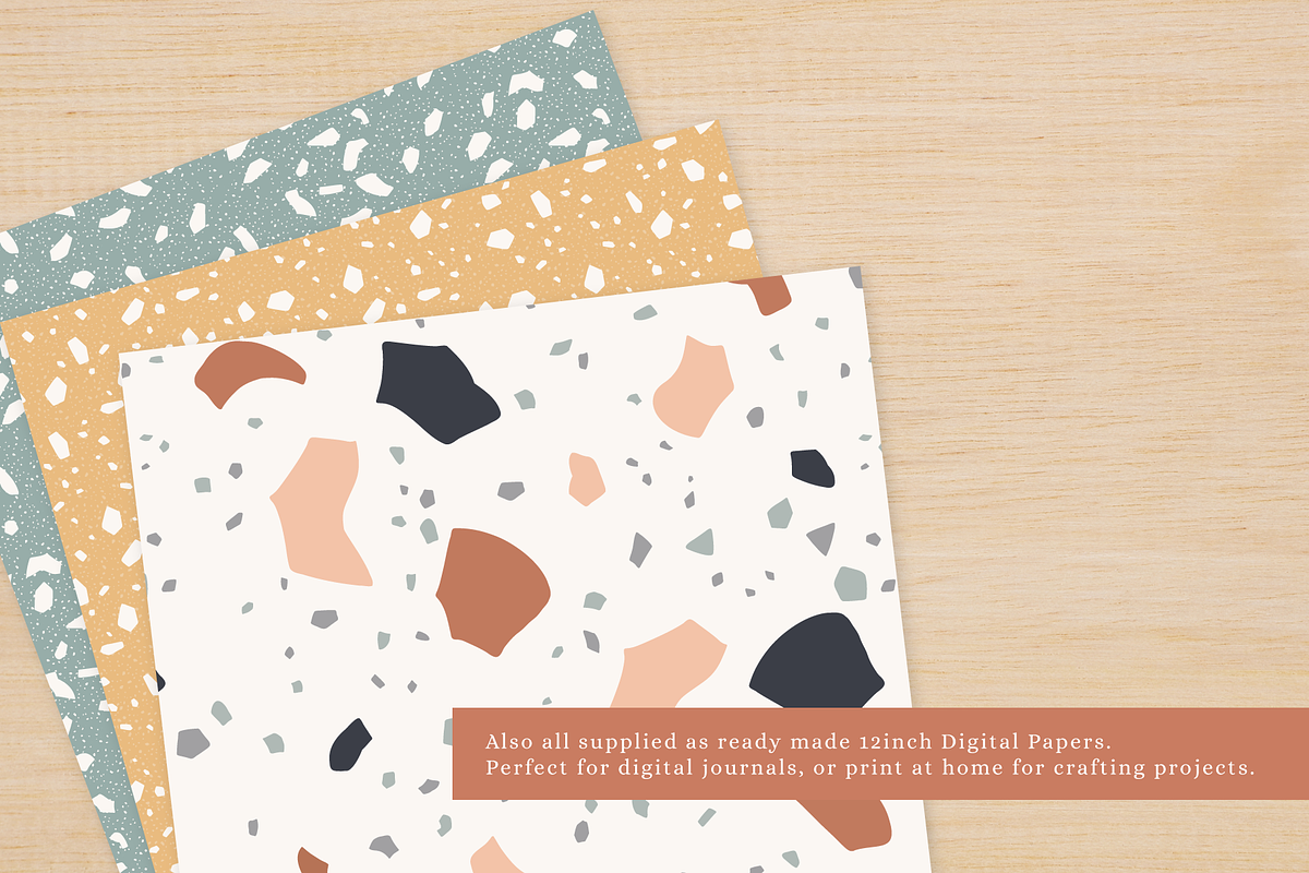 Terrazzo Seamless Patterns, a Pattern Graphic by Emma Webb Studio (Photo 5 of 9)