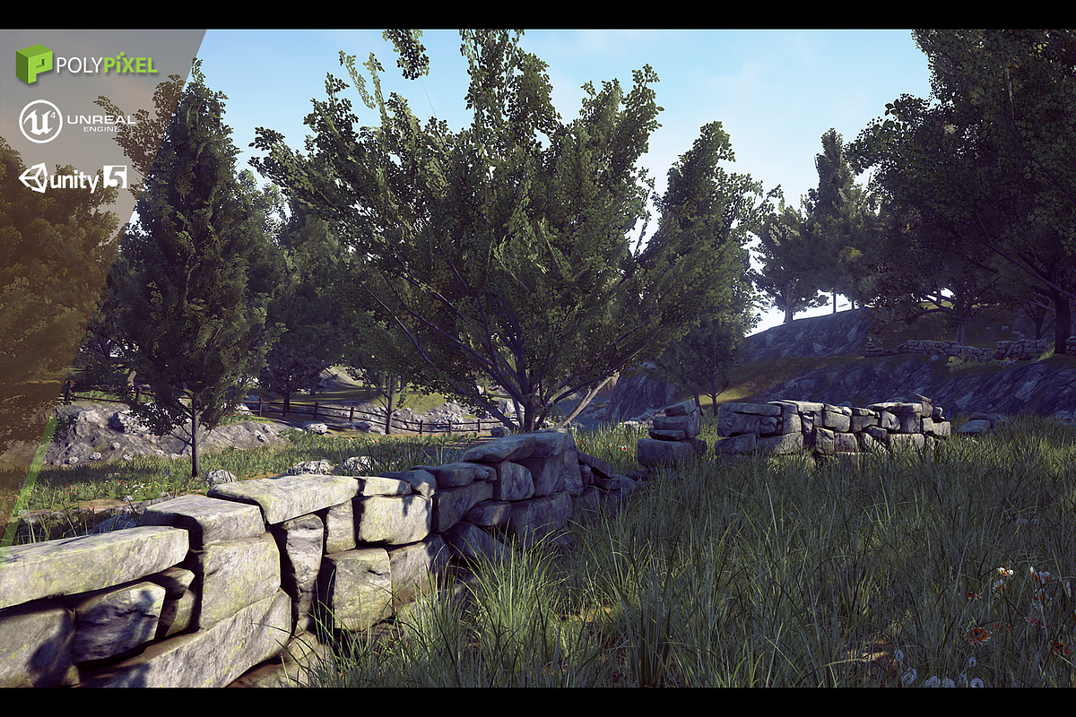CountrySide Pack, an Environmental 3D Model by PolyPixel (Photo 7 of 9)