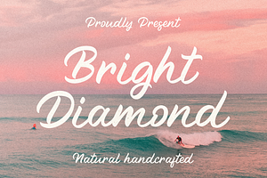 Bright Diamond - Handwritten Font