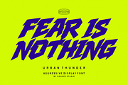 Urban Thunder - Aggressive Font, a Handwritten Font by figuree studio (Thumbnail 2 of 10)
