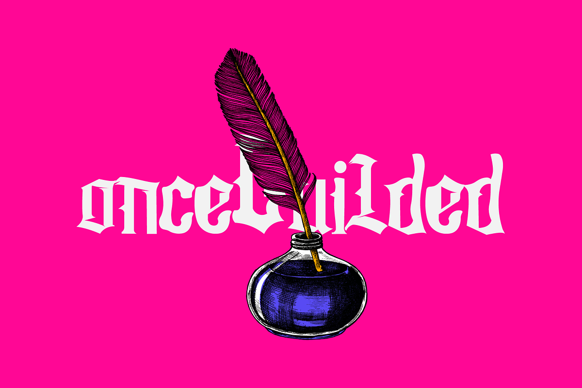 onceGuilded 1918, a Blackletter Font by YearZero.xyz (Photo 2 of 5)