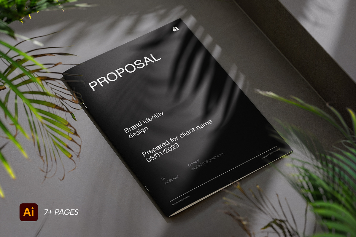 Proposal Template, a Branding & Logo Template by My design tools (Photo 1 of 6)