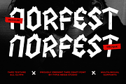 Norfest - Tape Punk Street Font, a Handwritten Font by Typia Nesia (Thumbnail 1 of 8)
