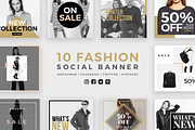 Fashion Social Banner Pack, a Social Media Template by MinimalStudioCo (Thumbnail 1 of 6)