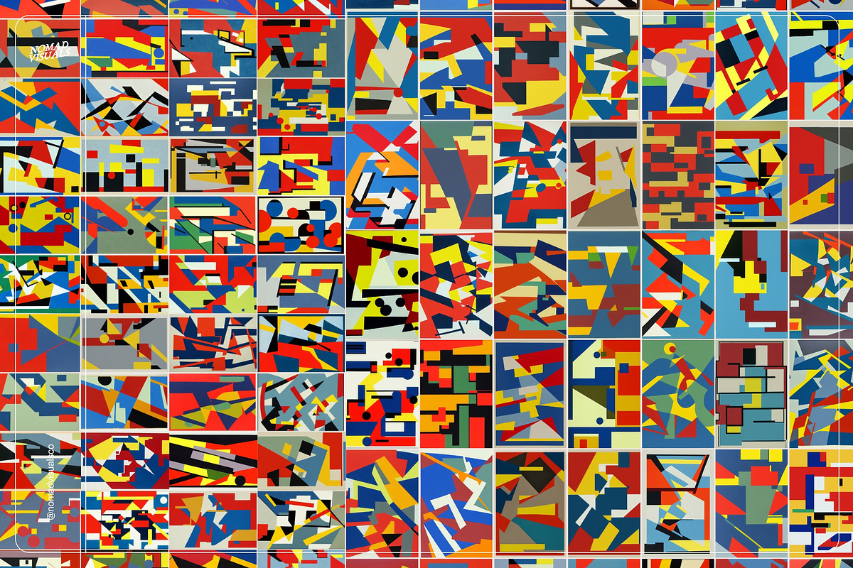 Bauhaus Paintings, a Decorative Illustration by Nomad Visuals (Photo 19 of 21)