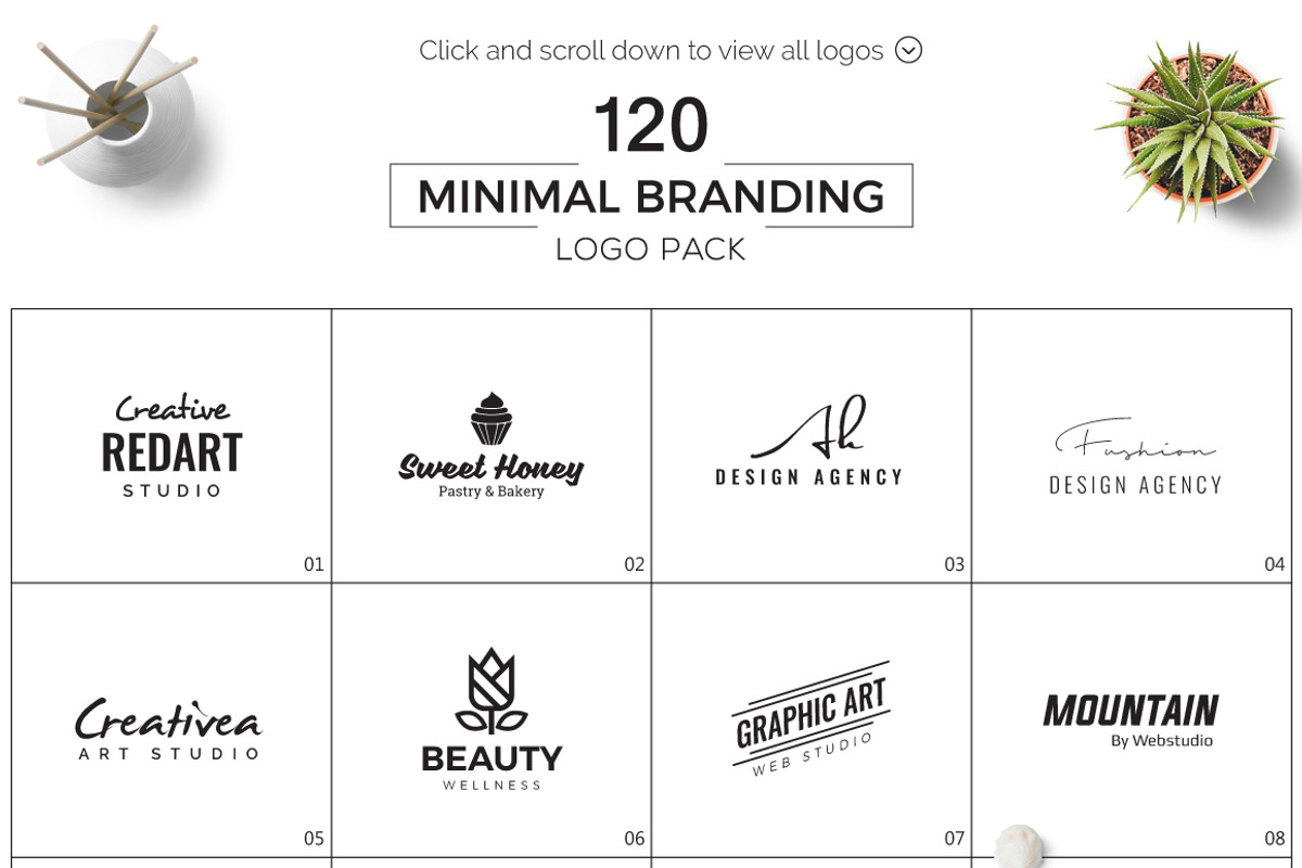 1200 Premade Logos Mega Bundle, a Branding & Logo Template by XpertgraphicD (Photo 50 of 60)