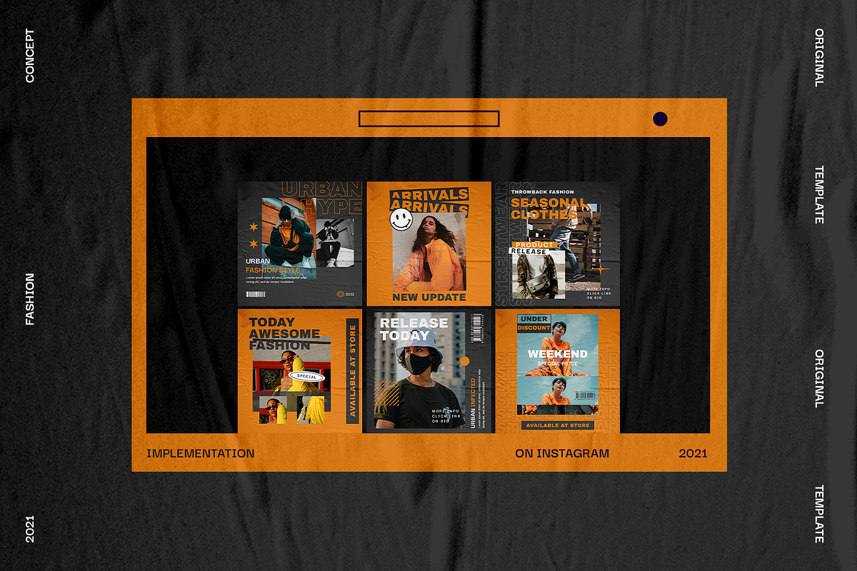 Fected Urban Instagram Template, a Social Media Template by Creatchees.std (Photo 4 of 5)