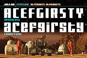Jetlab Bold - sci-fi logo font, a Sans Serif Font by Swell Type (Thumbnail 4 of 5)