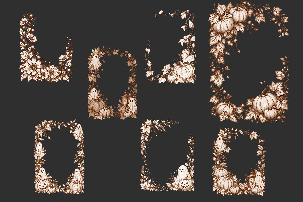 Autumn Vintage Graphic Collection, an Object Graphic by Vasmila (Photo 10 of 11)