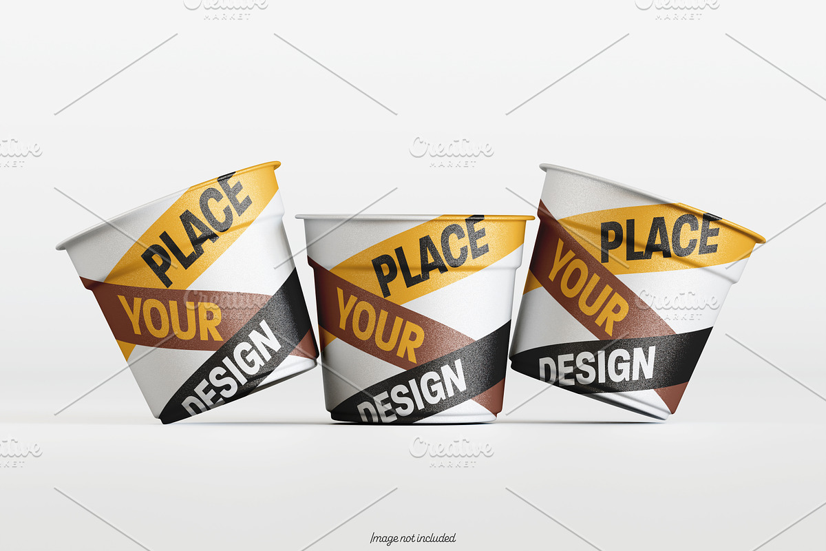 Realistic Cup ice cream mockup V2, a Cups & Container Mockup by Ambo Ampeng (Photo 16 of 26)
