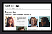 Structure Theme, a WordPress Template by Organic Themes (Thumbnail 3 of 4)