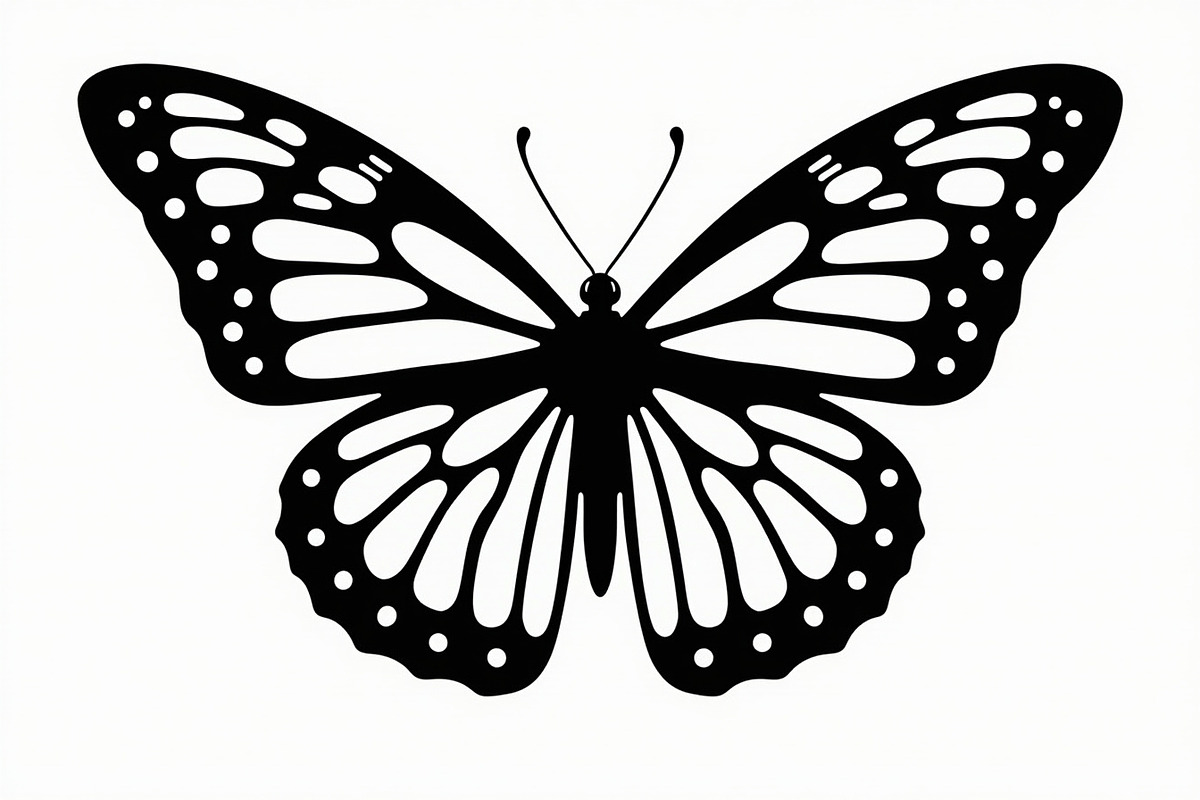 Delicate Butterfly Laser Cut Design, an Icon by hafijul (Photo 8 of 13)
