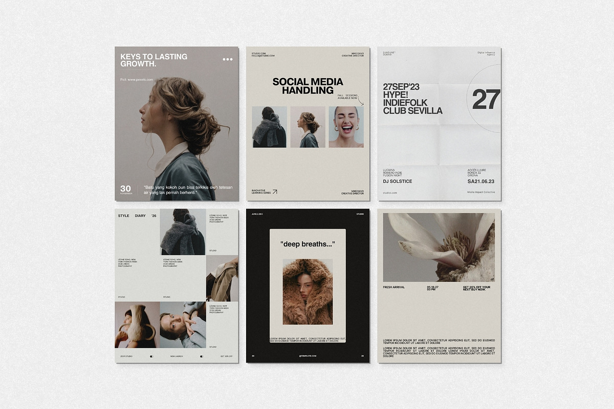 ZEVR | Instagram Post Bundle, a Social Media Template by Crafted Pixel (Photo 8 of 10)