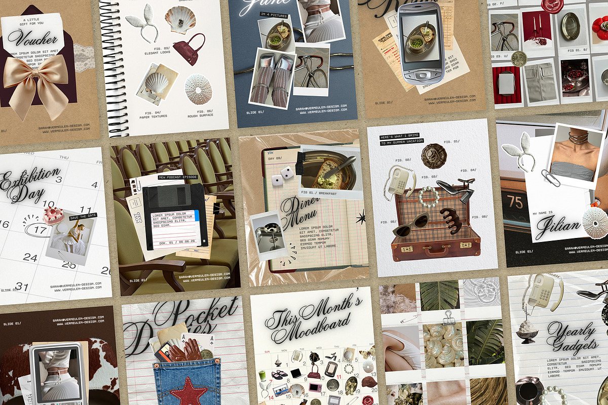 Social Media Kit Canva | Collage, a Social Media Template by Vermeulen Design Studio (Photo 4 of 5)