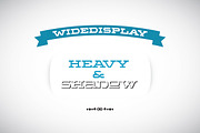 WideDisplay Heavy&Shadow, a Slab Serif Font by Gaslight (Thumbnail 1 of 5)