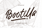 Bootilla - A Handwritten Font, a Handwritten Font by Ainun Jinan (Thumbnail 1 of 10)