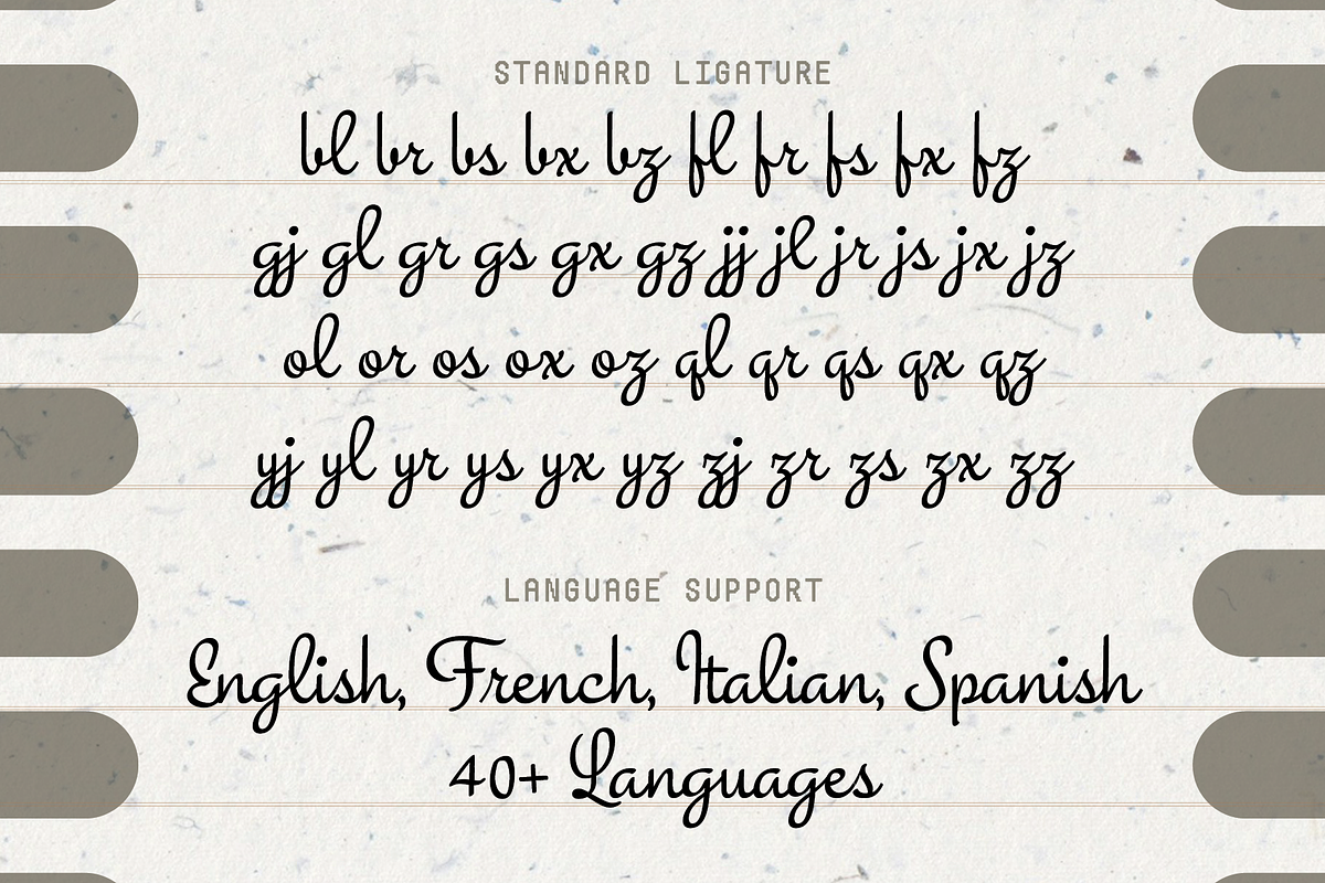 GW Brigelle, a Font by Goodwheel Studio (Photo 5 of 9)