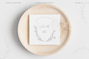 Vintage Floral wreaths and frames, an Illustration by Saga Design Studio (Thumbnail 4 of 5)