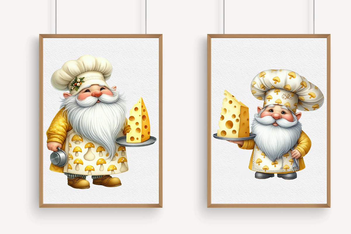 Chef Gnome Clipart, an Illustration by Libby Wishes (Photo 4 of 9)