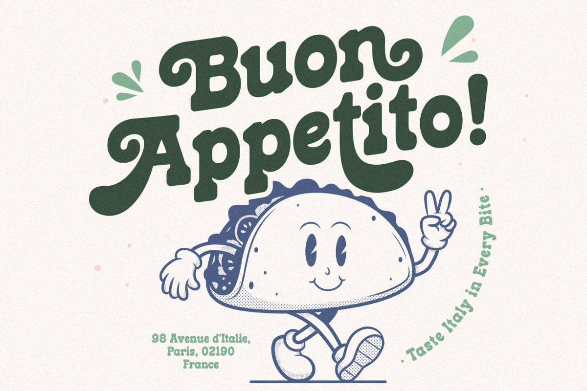Holiday Mango - Retro Slab Font, a Slab Serif Font by HansCo Studio (Photo 3 of 11)