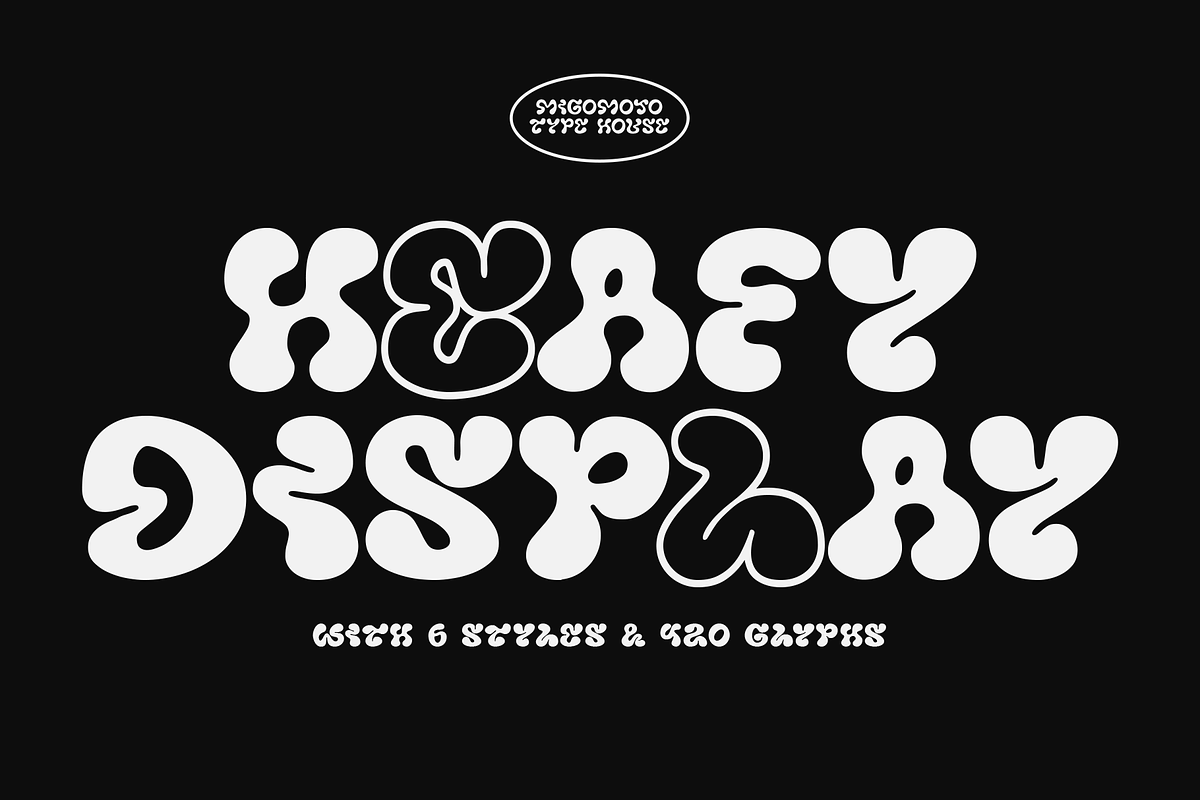 Heafy Display Font, a Handwritten Font by Migomojo Type House (Photo 1 of 10)
