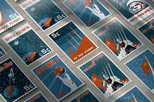 Postage Stamp MockUp V1