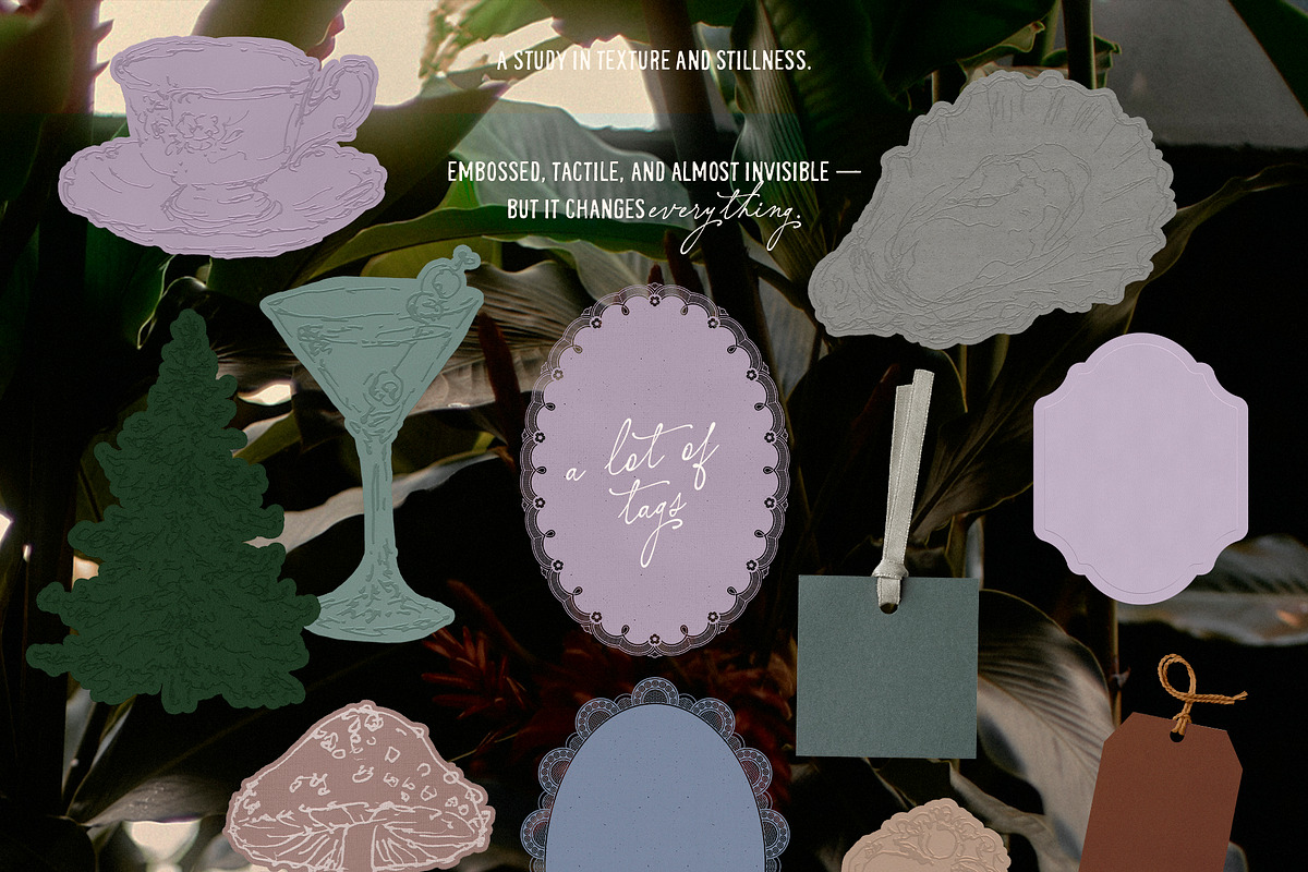 a lot of tags, an Object Graphic by Purple (Photo 9 of 10)