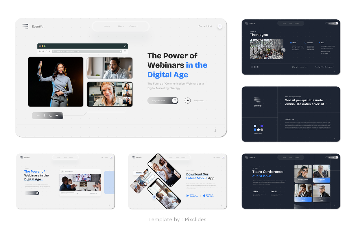 Webinar and Meeting Keynote, a Presentation Template by Pixslides (Photo 6 of 7)