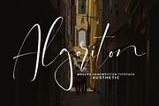 Algoriton, a Script Font by pineungtype (Thumbnail 1 of 10)