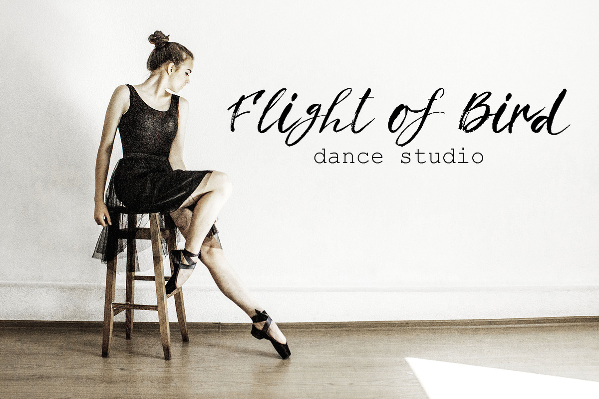 Pluvo Script | Brush Font preview 2