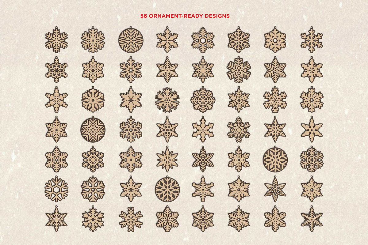 Snowflake SVG Bundle Ornaments Vol 1, an Object Graphic by Seaquint (Photo 5 of 8)