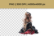 Dark Siren Gothic Mermaid Bundle, a Decorative Illustration by InkyQueenArt (Thumbnail 2 of 9)