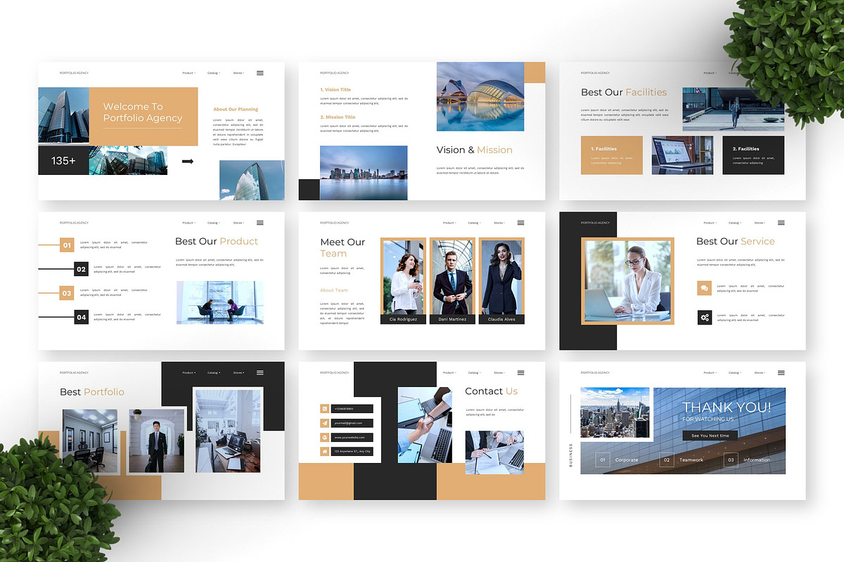 Portfolio Agency - Business PPT, a Presentation Template by Deepslide Studio (Photo 4 of 4)