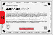 50% off Adlinnaka Sans - Font Family, a Sans Serif Font by HARMNESSLESS (Thumbnail 3 of 11)