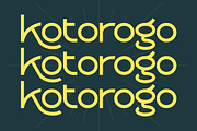 Kotorogo – Art Deco Display Typeface, a Sans Serif Font by Artiveko (Thumbnail 3 of 8)