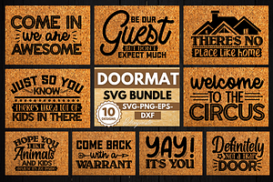 Doormat Svg Bundle, Doormat Svg Bund