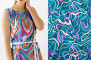 PSYCHEDELIC surreal patterns, a Pattern Graphic by Lena Nikolaeva (Thumbnail 3 of 10)