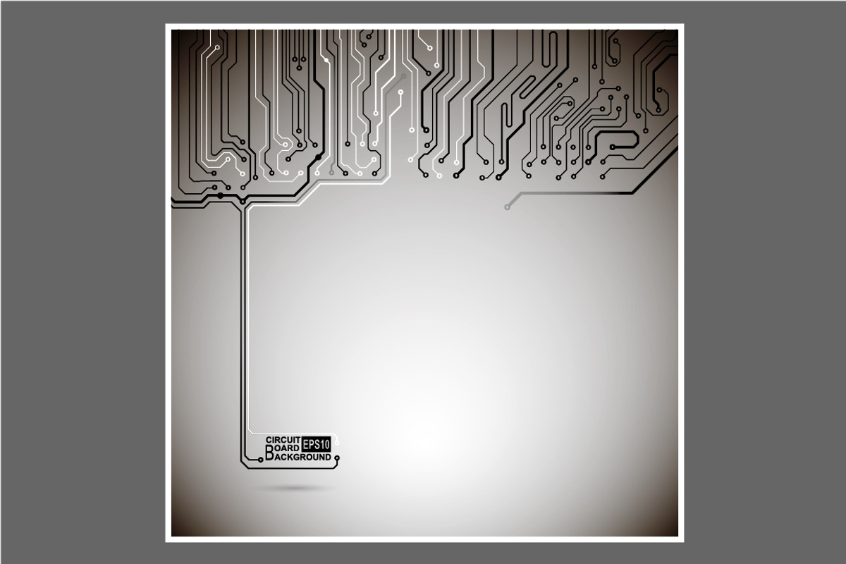 -50% Circuit boards backgrounds set, a Background Graphic by frost_newt (Photo 3 of 11)