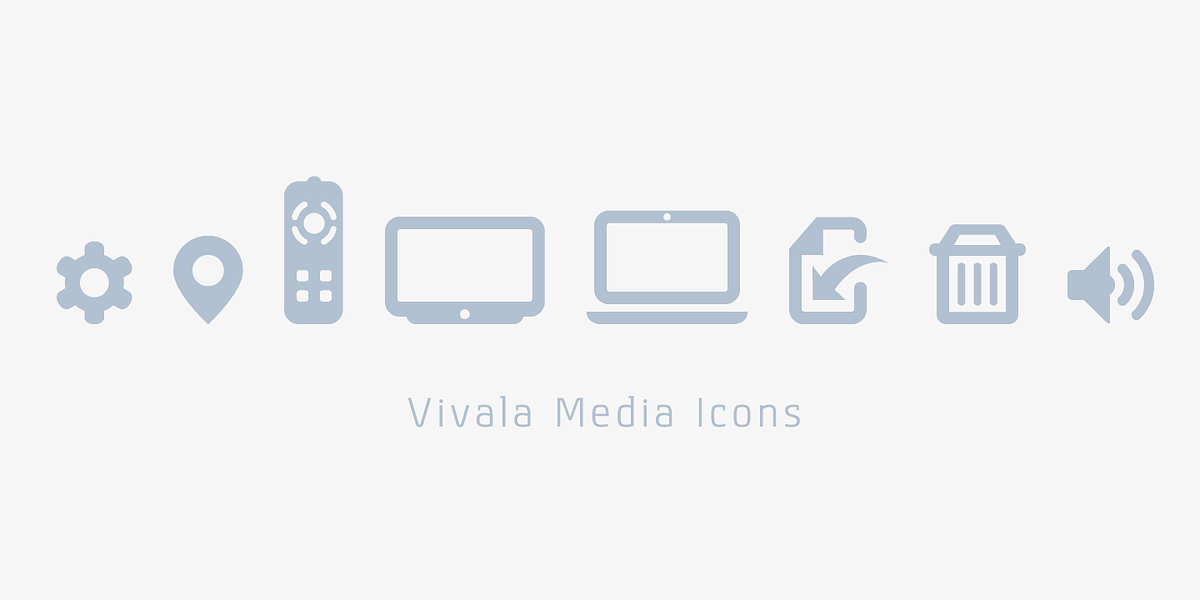 Vivala Media Icons, a Symbol Font by VivalaType (Photo 4 of 5)