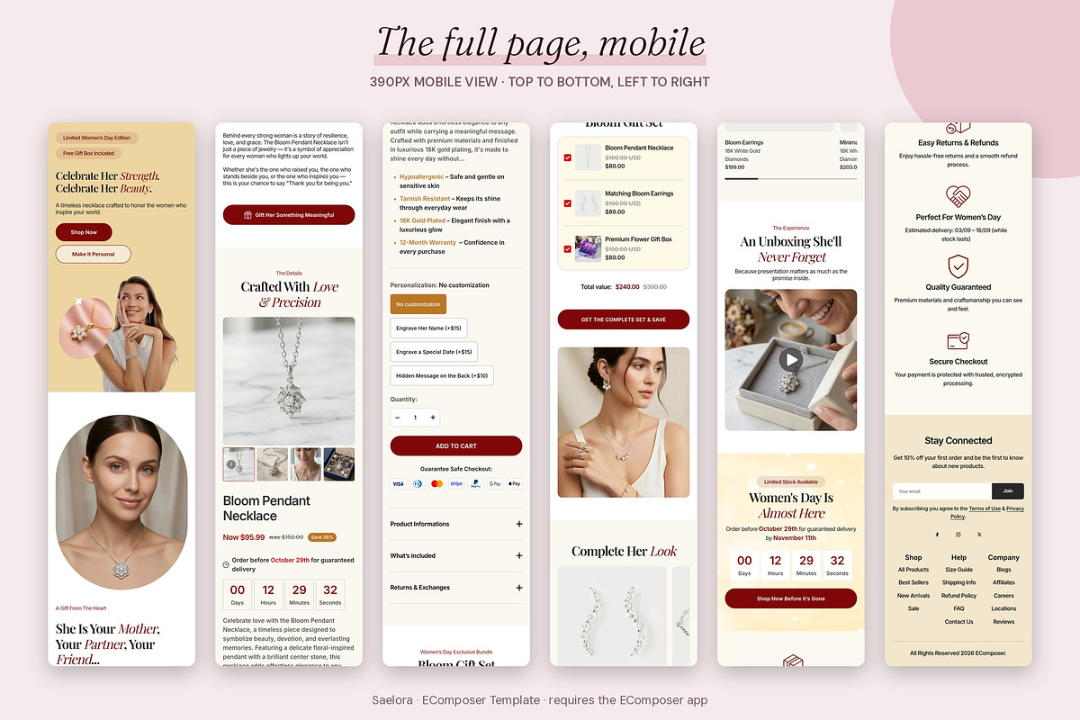 Saelora - Shopify EComposer Template, a Shopify Template by Boost Convert (Photo 10 of 11)