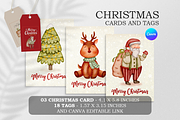 Christmas Cards - Printable PDFs, a Card Template by DePaulaArtt Studio (Thumbnail 1 of 9)